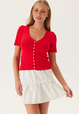 Pcjuline Ss Knit Cardigan