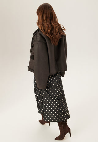 Pcjuno Coated Teddy Jacket