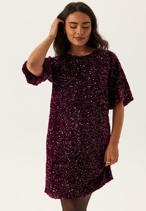 Pckam Ss Puff Sleeves Kjole