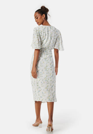 Pckary SS V-Neck midi dress