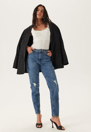 Pckesia Mom High Waist Ankle Jeans