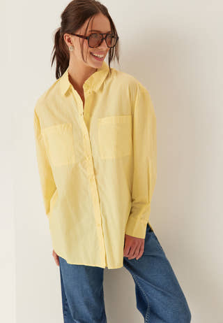 Pcmelia Ls Loose Shirt