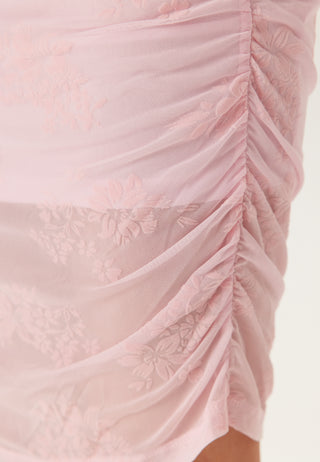 Pcmerry Sl Ruching Short Dress