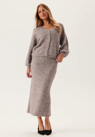 Pcmesva Ls Boxy Sequin Strikket Cardigan