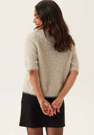 Pcmie Ss O-neck Knit