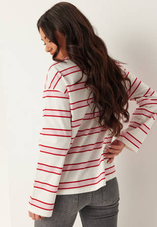 Pcmila Ls Loose Tee Jrs