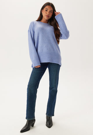 Pcnancy Ls Loose O-neck Knit