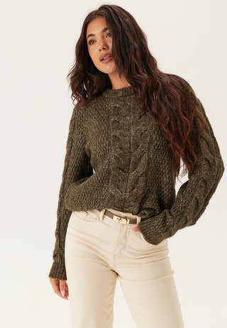 Pcnina Ls O-neck Knit