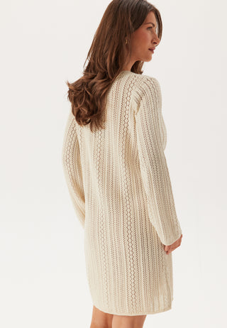 Pcnuka Ls O-neck Strikket Kjole