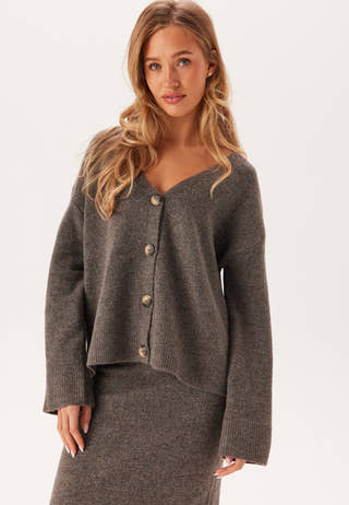 Pcnuna Ls V-neck Knit Cardigan