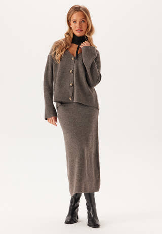 Pcnuna Ls V-neck Knit Cardigan