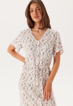Pcnya Ss V-neck Midikjole