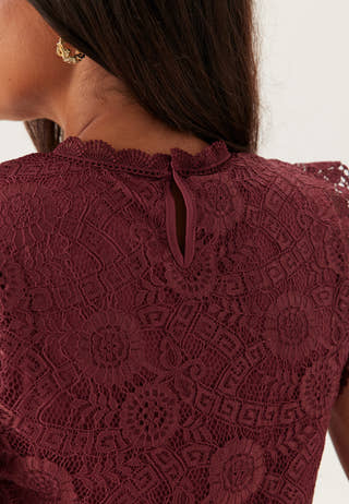 Pcolline SL Lace Top