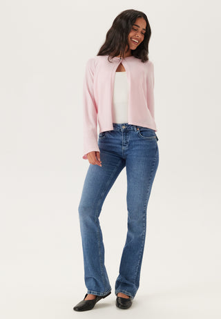 Pcorina langermet O-hals strikket cardigan