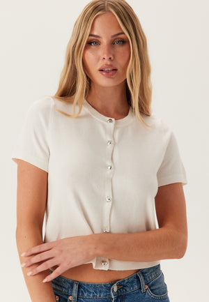 Pcorina Kortermet O-hals Strikket Cardigan