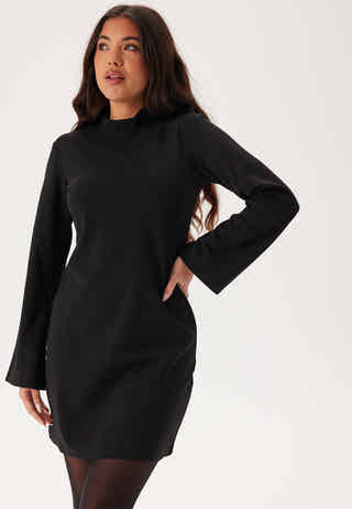 Pcpaige Reem Ls Mock Neck Dres