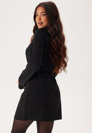 Pcpaige Reem Ls Mock Neck Dres