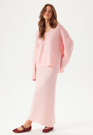 Pcpam Ls V-neck Oversize Knit