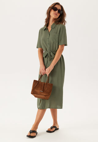 Pcpia 2/4 MIDI SHIRT DRESS