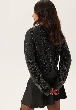 Pcrada Ls O-neck Sequin Knit