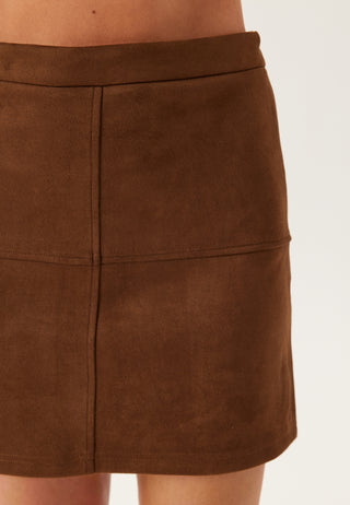 Pcrakel Brushed Hw Mini Skirt