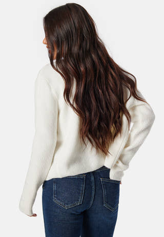 Pcrilly LS Reversible Bow Knit