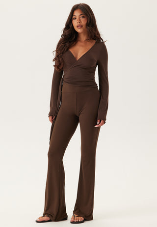 Pcroya Ballerina Ls Wrap Top