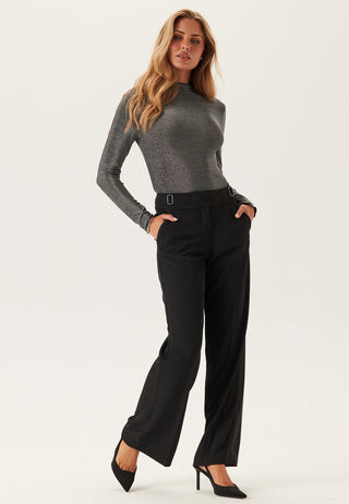 Pcsandra Langermet Mockneck Topp
