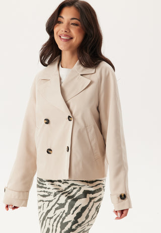 Pcscarlett Ls Short Trenchcoat