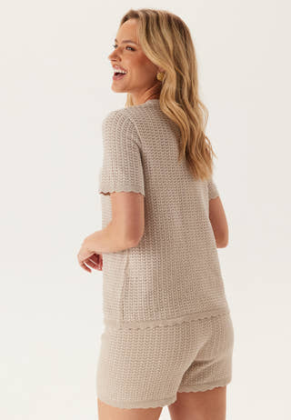 Pcscout Ss O-neck Knit