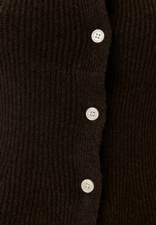 Pcsilly Ls Puff Knit Cardigan