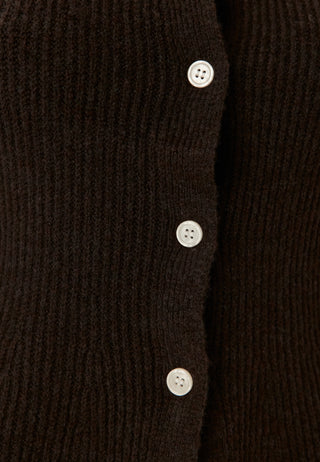 Pcsilly Ls Puff Knit Cardigan