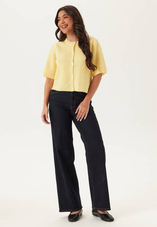 Pcsilly Ss O-neck Knit Cardiga