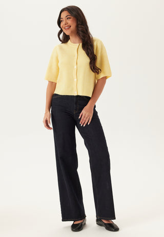 Pcsilly Ss O-neck Knit Cardiga