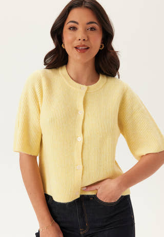 Pcsilly Ss O-neck Knit Cardiga