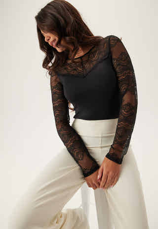 Pcsinna Ls Bodystocking