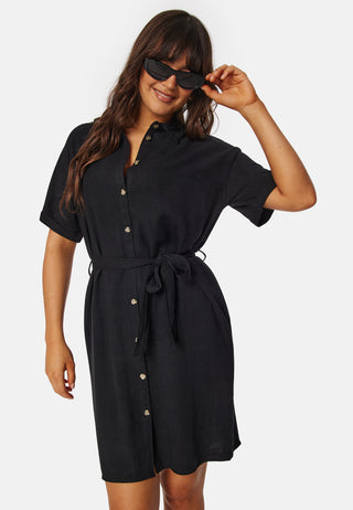 Pcvinsty Linen Shirt Dress