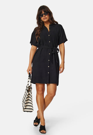 Pcvinsty Linen Shirt Dress