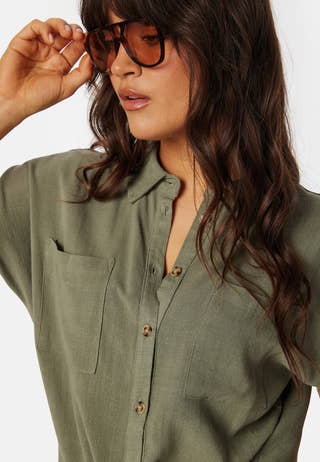 Pcvinsty Linen Tie Shirt