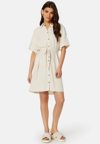 Pcvinsty Linen Shirt Dress