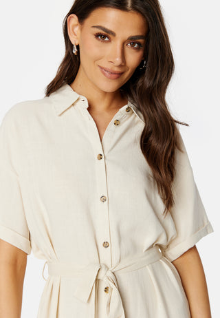 Pcvinsty Linen Shirt Dress