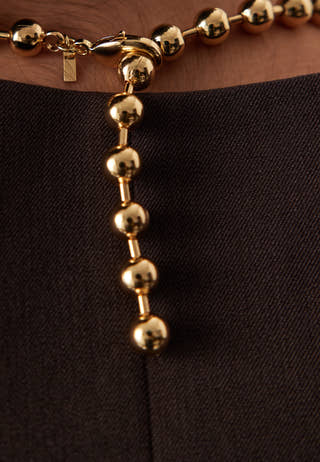 Air Necklace Gold-plated