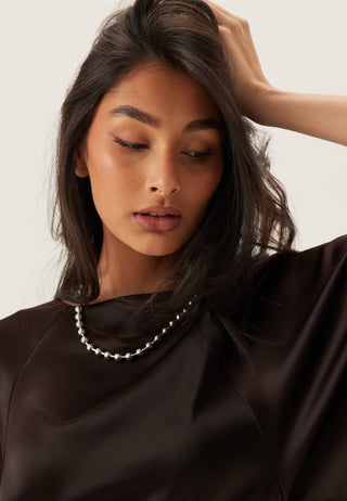 Air Necklace Silver-plated