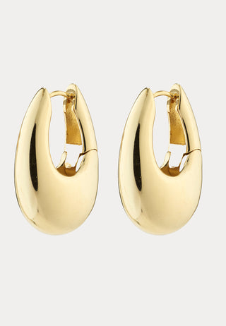 Autumn Chunky Retro Hoop Earri