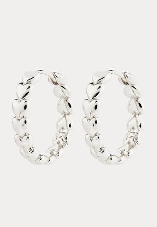 Maeve Hoop Earrings Silver-plated