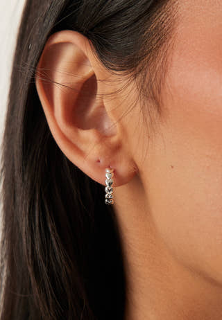 Maeve Hoop Earrings Silver-plated