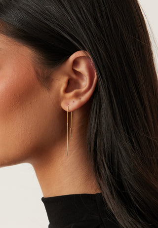 Tahoe Chain Earrings Gold-Plated