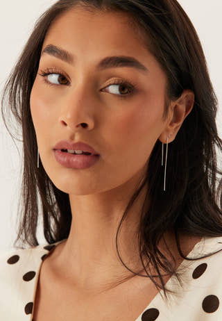 Tahoe Chain Earrings Silver-pl