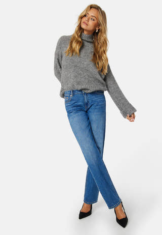 Gabella LS Knit High-Nec k