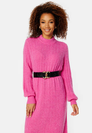Glowie LS Knit O-Neck Dress